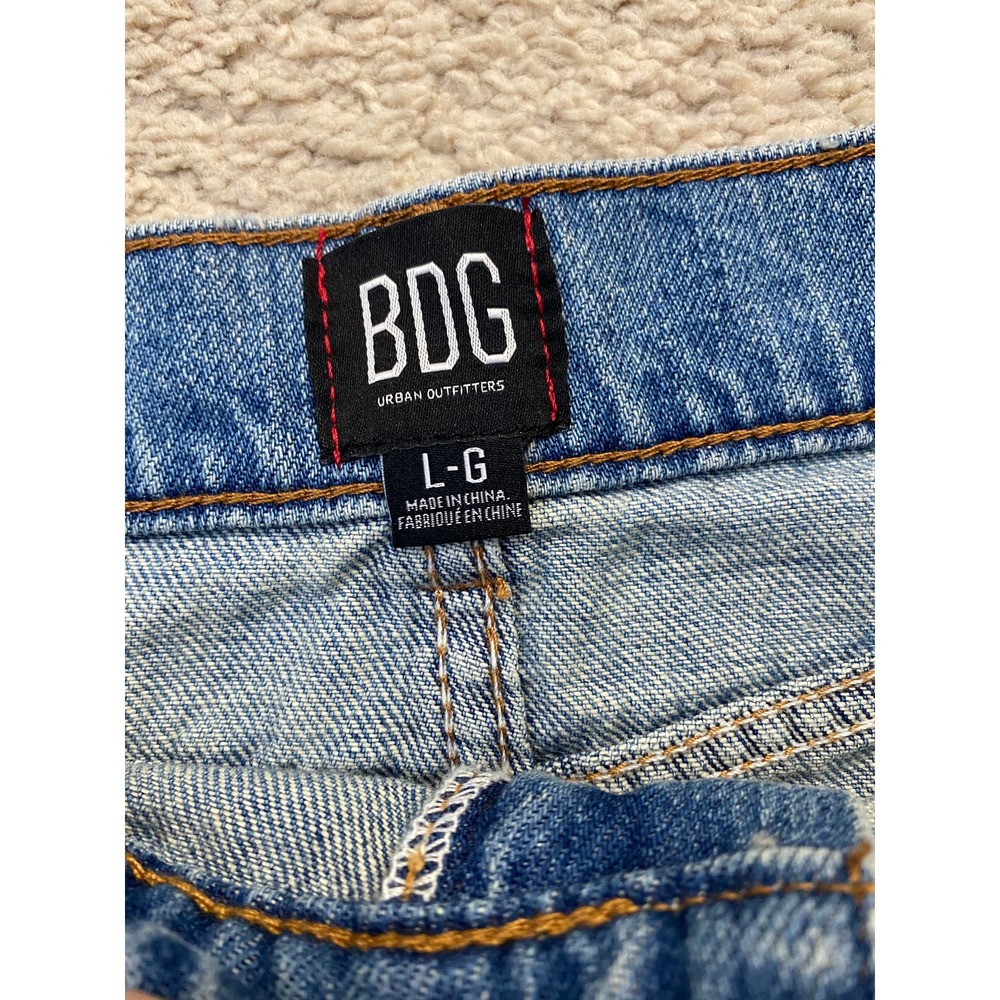 NWT BDG Roxi Destructed Denim Mini Skirt - Picture 3 of 6